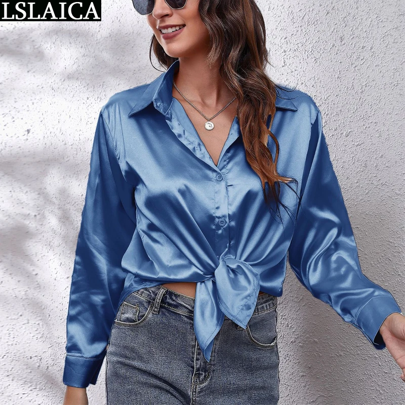Блузки для женщин Мода 2022 рубашка дешевая женская одежда Топ с длинным рукавом