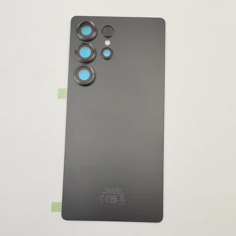 TOP A+++ матовая стеклянная крышка батарейного отсека для Samsung Galaxy S25 Ultra задняя крышка корпуса с клейкой крышкой для объектива камеры CE
