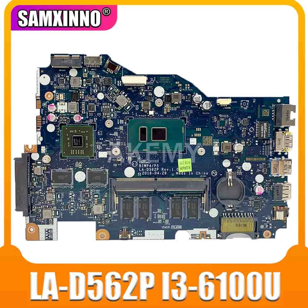 

LA-D562P Laotop motherboard For Lenovo Ideapad 110-15ISK original mainboard 4G-RAM I3-6100U/6006U R5-M430