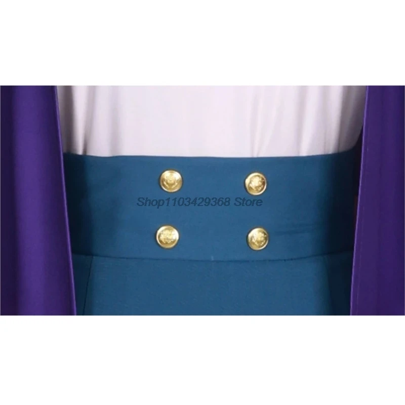 Красочный костюм для косплея на Хэллоуин с лунным свечением платья Мэй Ким