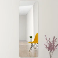 Living Room Full-body Mirror Bedroom Self-adhesive Nordic Large Mirror Sticker Makeup Dressing Floor Miroir Chambre Wall Decor