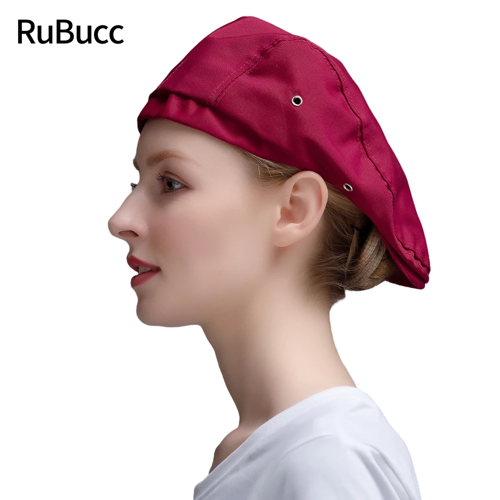 

Catering Chef Hats Dustproof Hat Fashion Chef Hat Hotel Cook Cooking Hygienic Cap Food Cap Bakery Barber Home Cook Work Hats