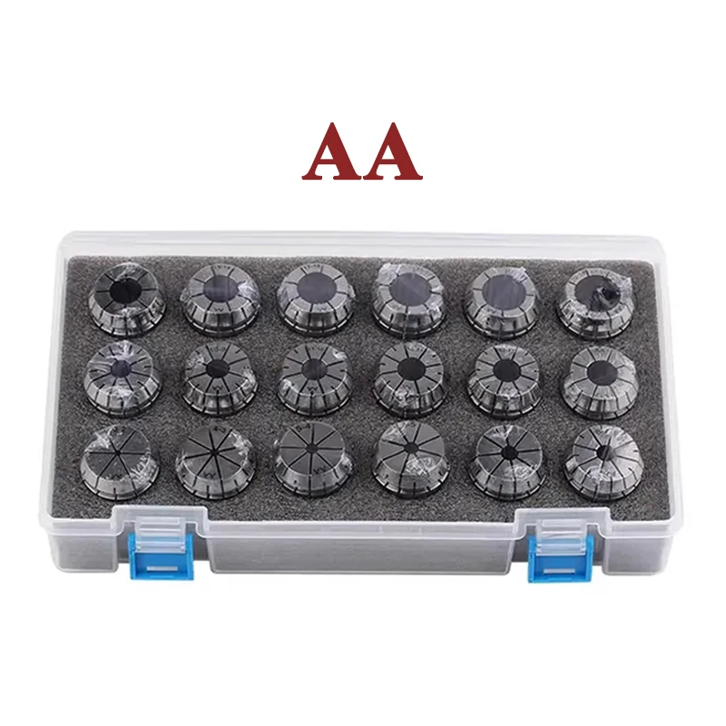 

Цанга ER класс AA набор ER11 ER16 ER20 ER25 ER32 ER40 Высокая точность 0,008 мм держатель инструментов Зажимная пружина Зажимной патрон ER25