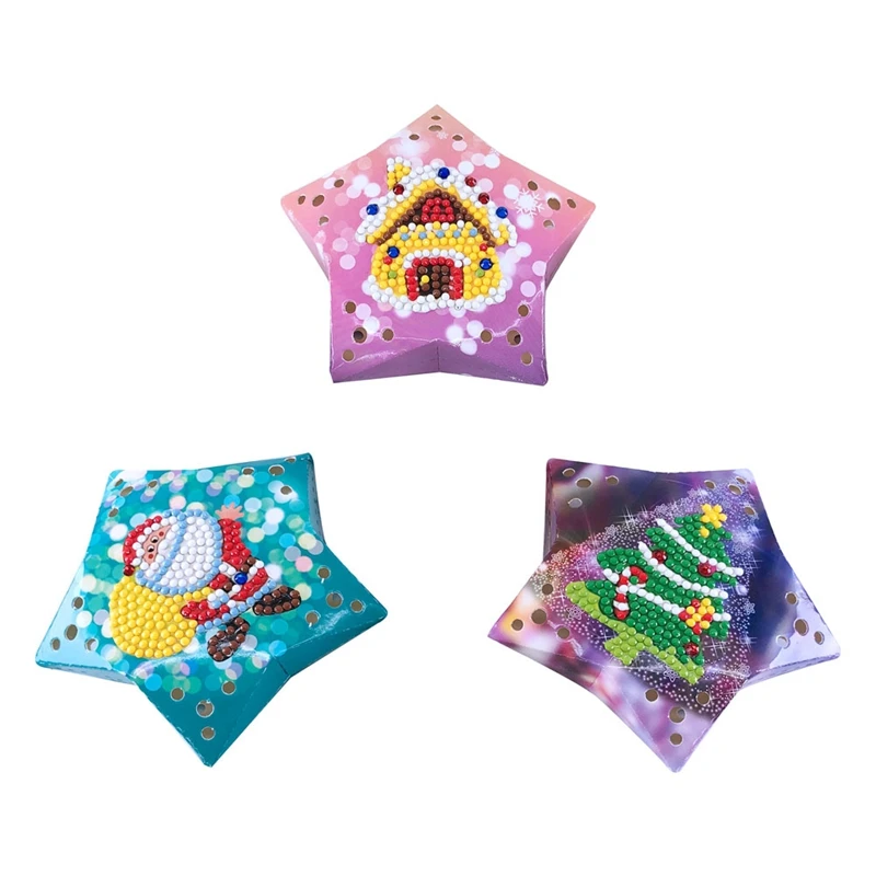 

3 шт., светодиодные украшения для рождественской елки