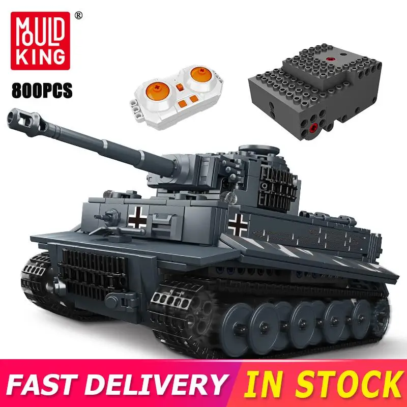 

800 шт., Детский конструктор «танк с дистанционным управлением»