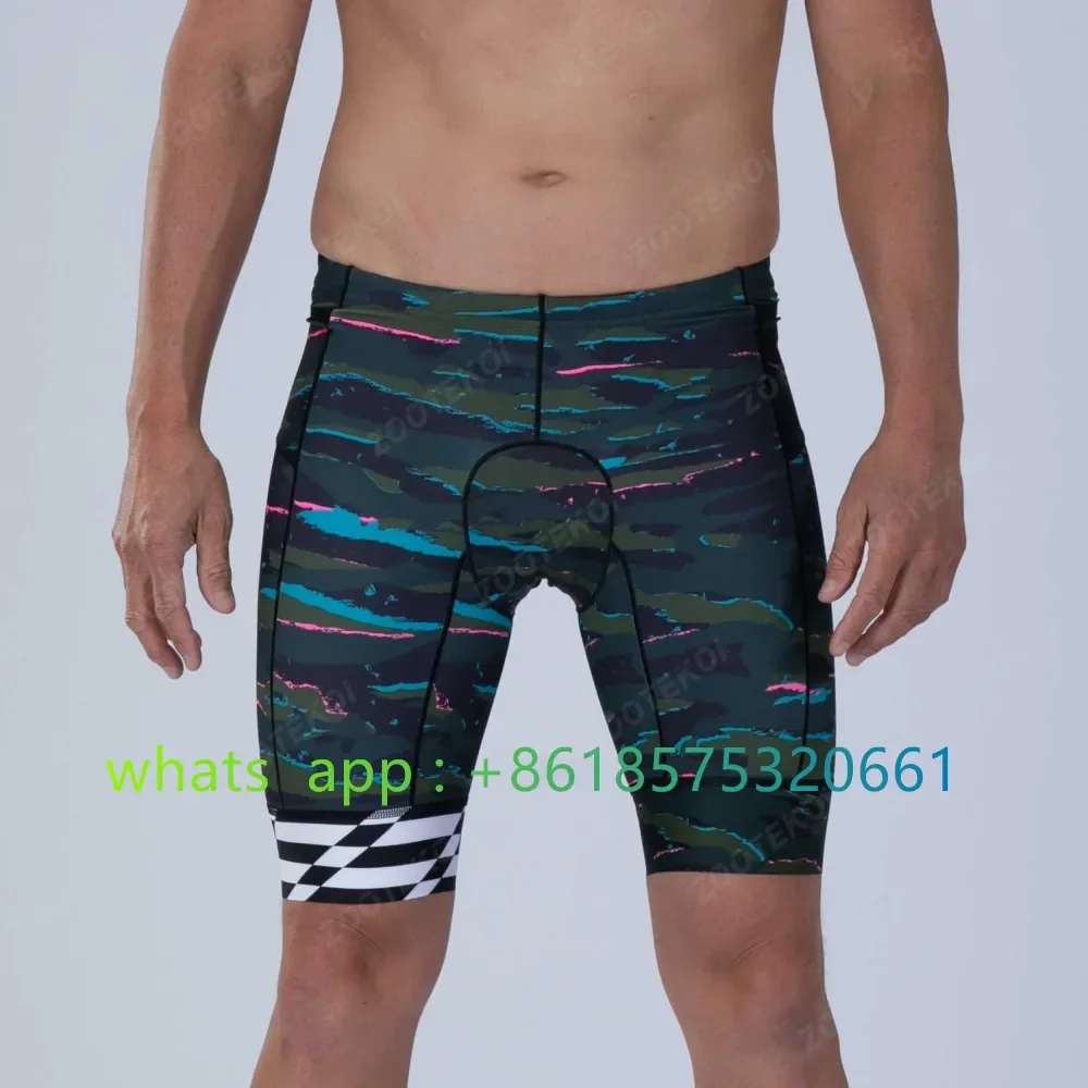 Шорты Zootekoi мужские для триатлона без бретелек спортивные дышащие бега плавания