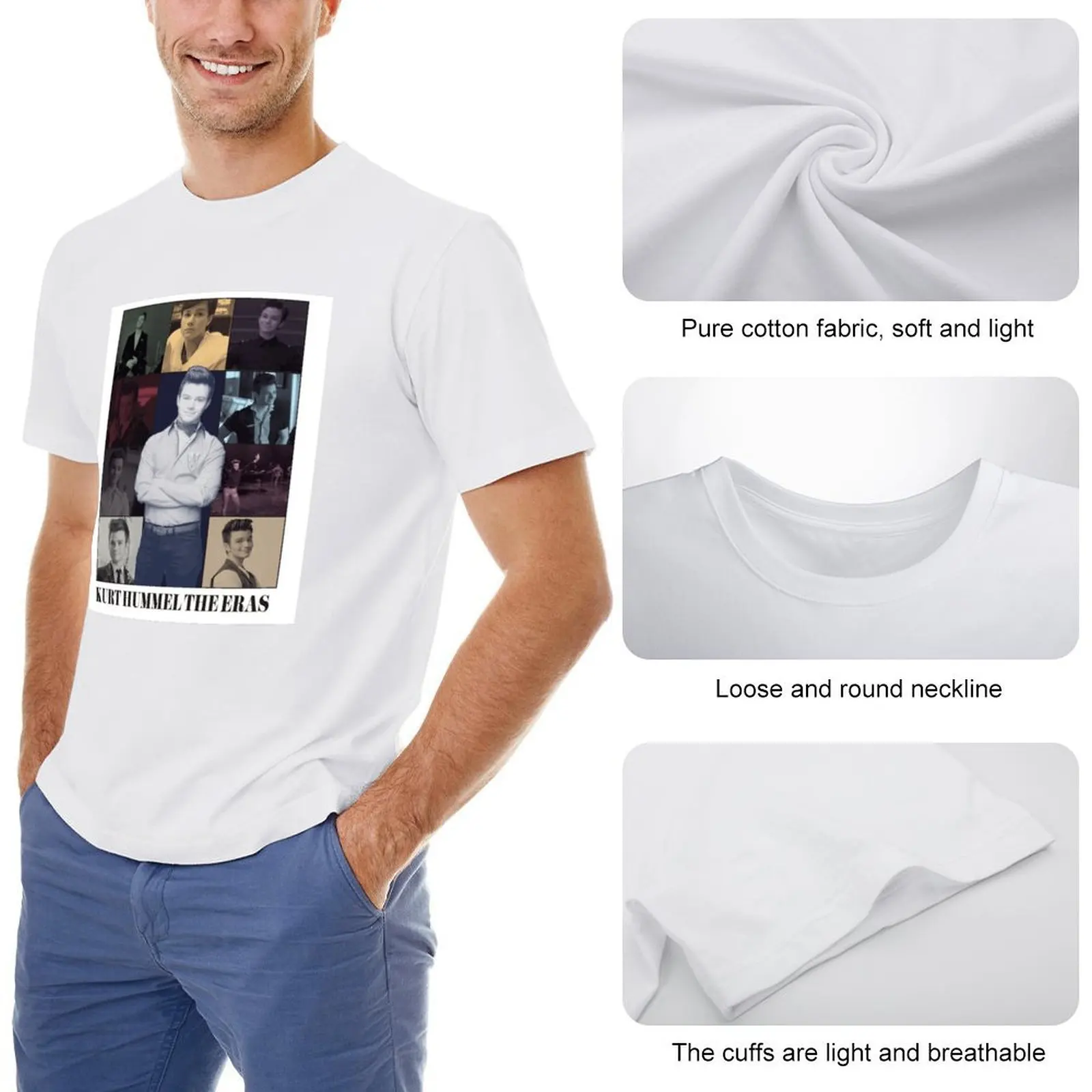 Мужская футболка Kurt Hummel the eras Tour
