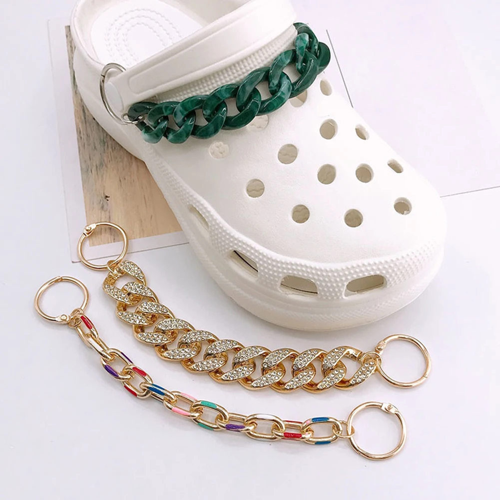 

Shoe Decorative Buckle Shoe Decoration Shoelace Accessories DIY Shoes Decaration Shoe Chain Shoes Charm Accessories