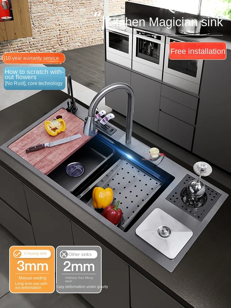 Летающая раковина с дождевой водопадом из нержавеющей стали большой одиночный