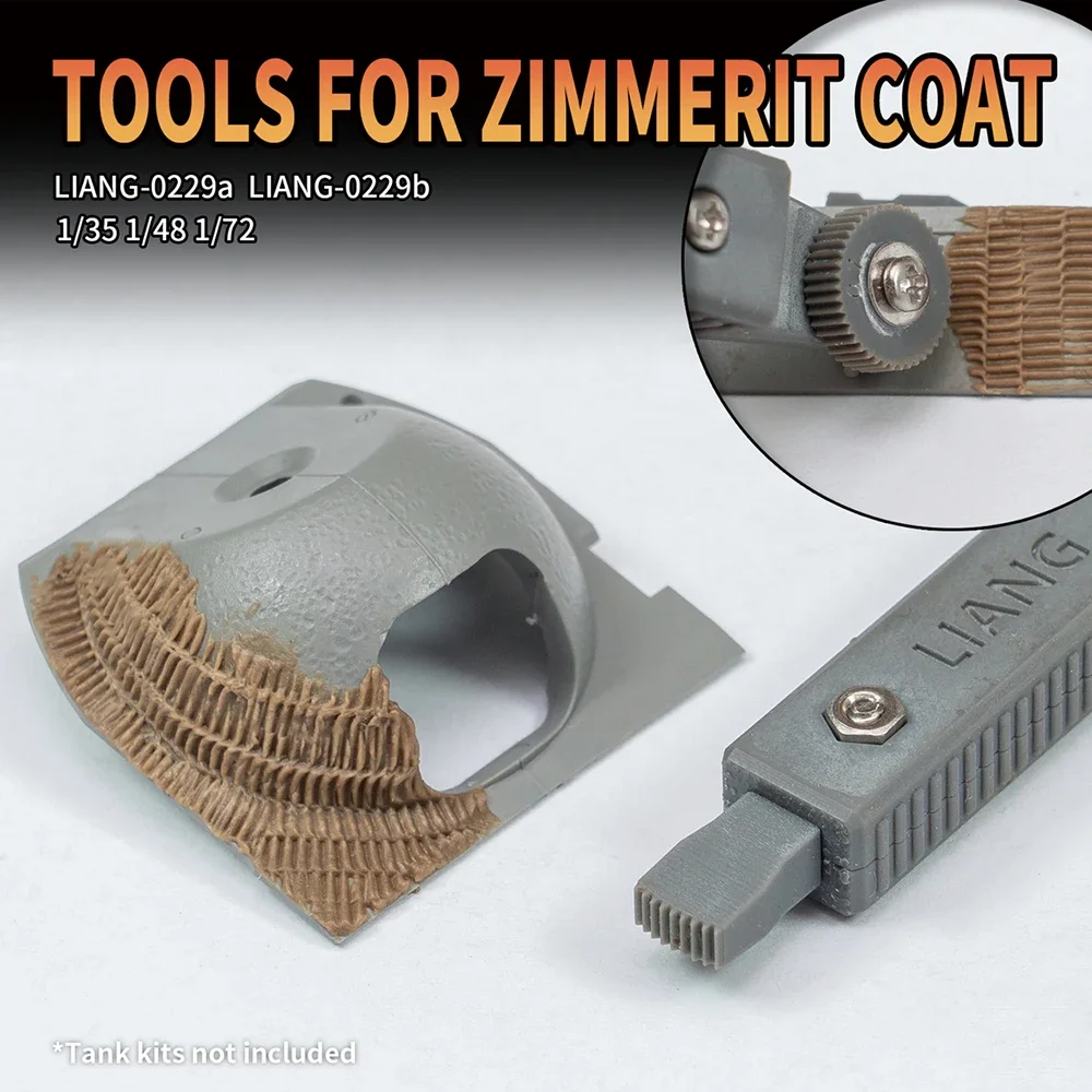 Антимагнитный бронеприбор для масштабной модели танка инструменты Zimmerit пальто