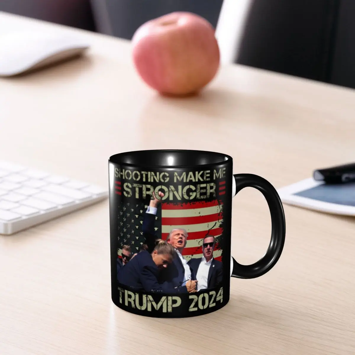 2024 стрельба Трампа делает меня сильнее Merch кофейные кружки новинка поддержка для