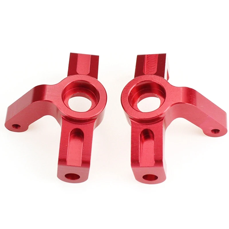 

2 Pcs Aluminum Alloy Front Steering Cup Steering Blocks for Wltoys 104001 1/10 RC Car Upgrade Parts Accessories