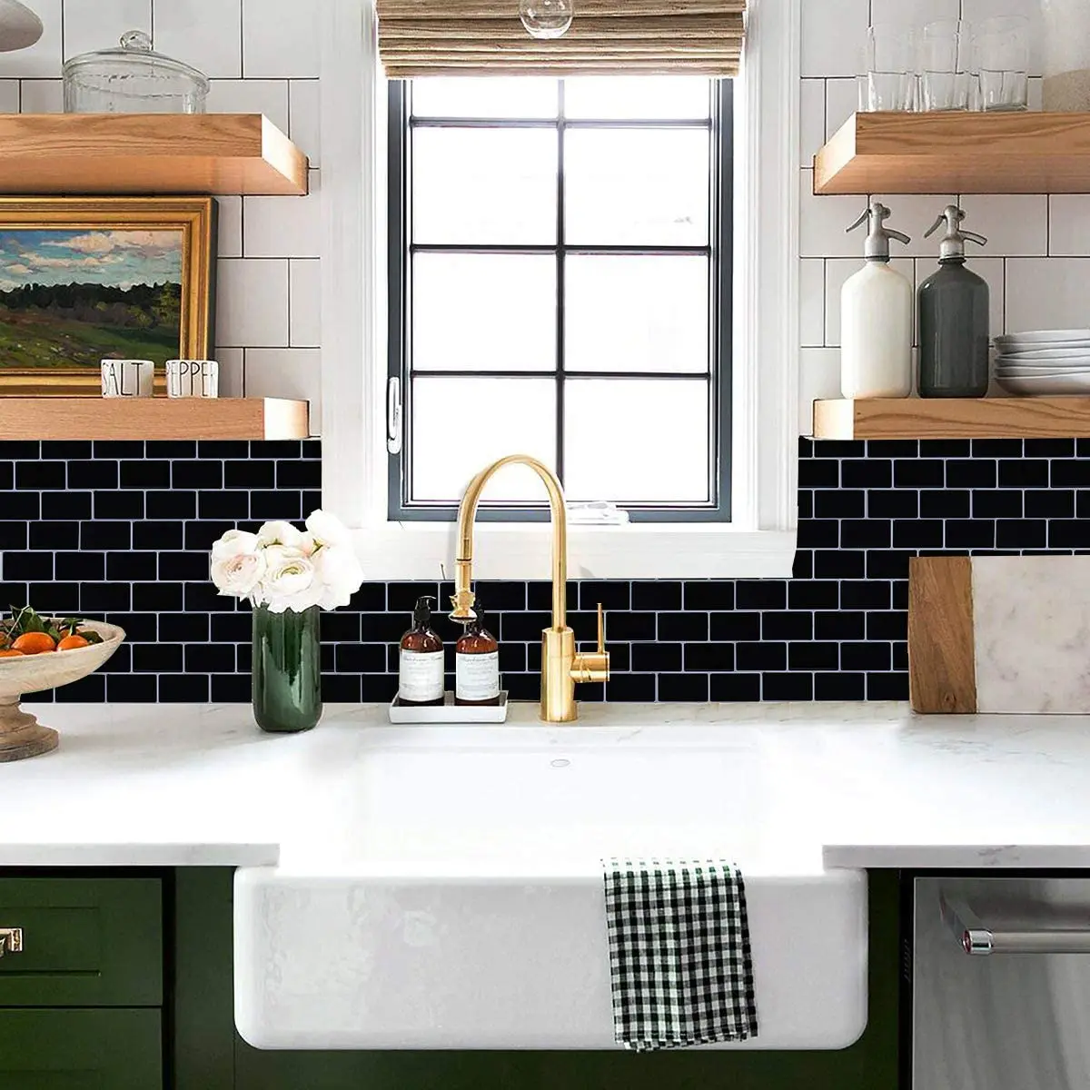 Виниловые обои vividtile большого размера яркое прилипание водонепроницаемые 12*12