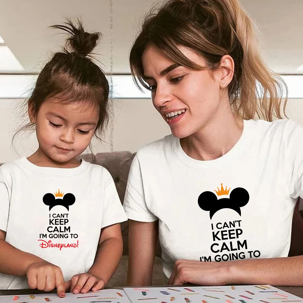 Футболка для пары с забавным принтом Я могу сохранять спокойствие я иду в
