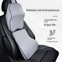automotive headrest back cushion car waist support back cushion neck pillow memory foam car seat cervical pillow waist pillow