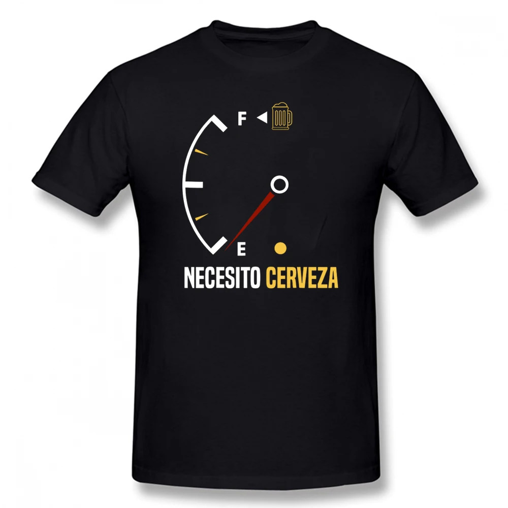 

Funny Mexican Beer Necesito Cerveza T Shirts Birthday Gift Graphic Cotton Streetwear Short Sleeve Father Day Husband T-shirt Men