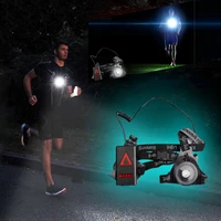 outdoor sport running lights cob led night running chest light safety alarm lamp chest light cycling safety jogging flashlight