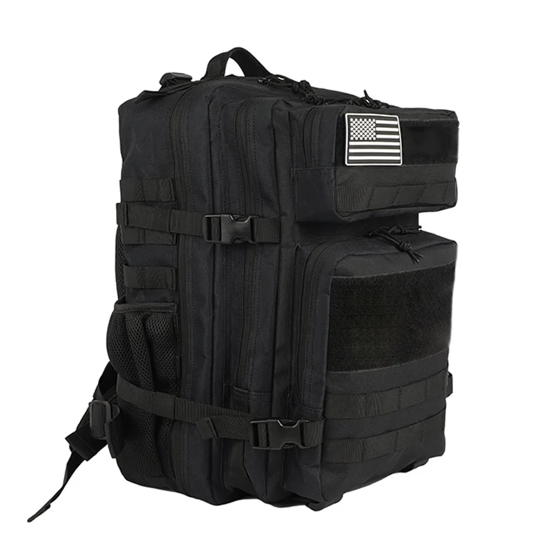 

45L Outdoor Camping Camouflage Travel Bag Mountaineering Hiking Multifunctional Large Capacity Backpack Tactical Rucksack