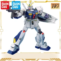 original bandai gundam action figure hg 1144 rx 78nt 1 anime figure assembly model kit boys toys for children adult gift