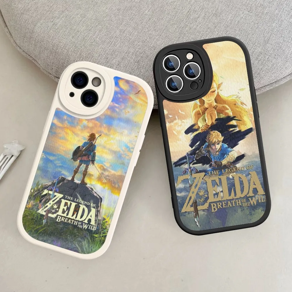 Чехол для игрового телефона Z-Zeldas из жесткой кожи iPhone 16 15 14 13 12 Mini 11 Pro Max Xs X Xr 7 8 Plus