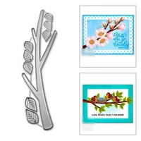 2022 new plant branches leaf metal cutting dies for diy craft making paper greeting card and album scrapbooking no clear stamps