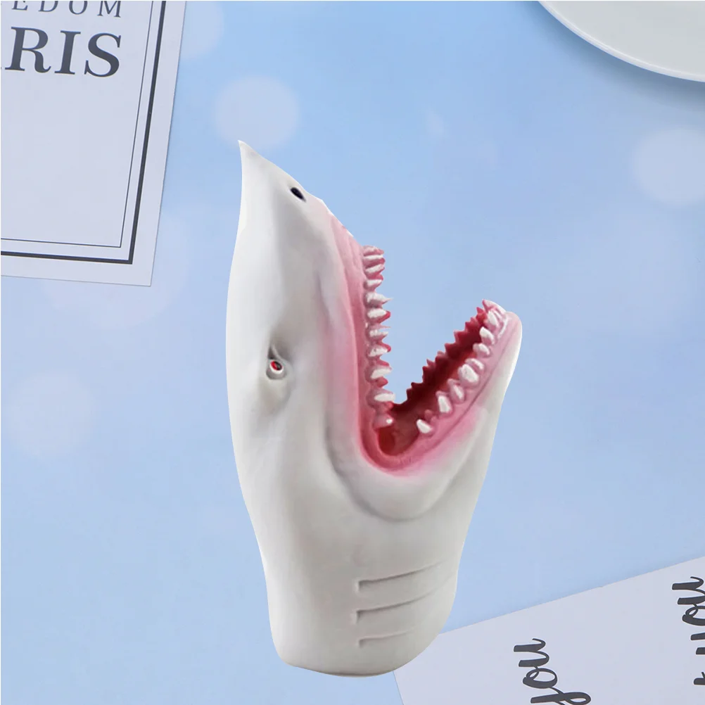 

Birthday Present Toddler Basket Stuffers Kids Story Telling Puppet Toy Hand Puppets Shark