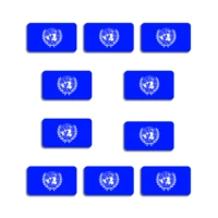 10pcslot the united nations flag brooch resin pins peace jewelry badges for backpacks coat