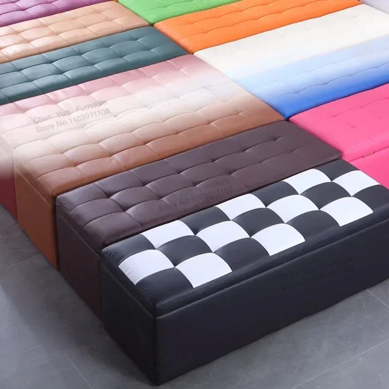 Sofa do salonu stołek przechowywania podpórka na nogi meble domowe prosty wielofunkcyjny ławka buty Tabouret De Stockage