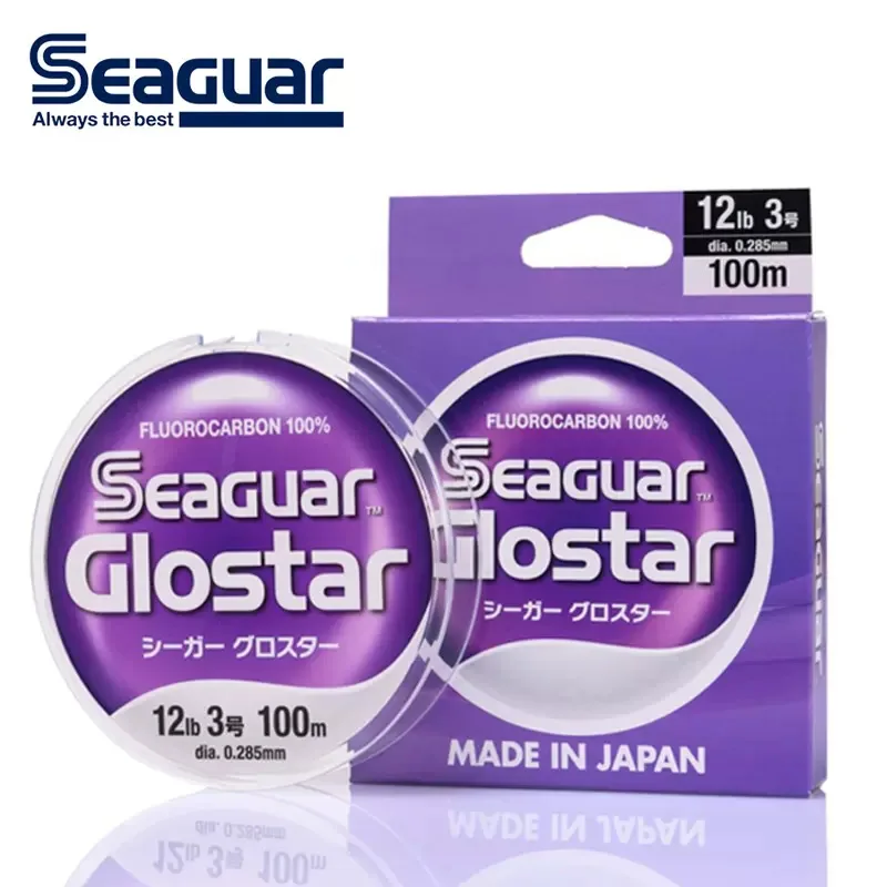 SEAGUAR GLOSTAR Флюороуглеродная Леска 4LB-70LB Оригинальная Юбилейная Ограниченной Серии