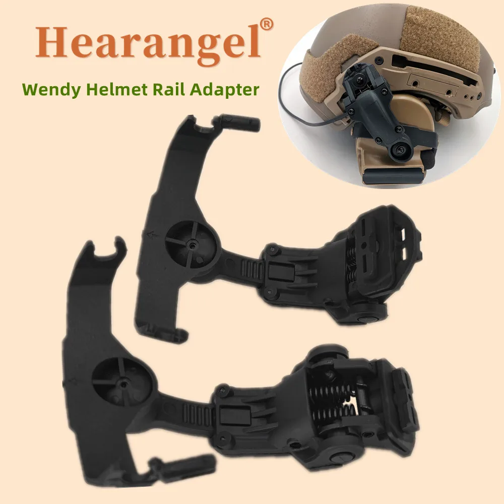 Tactical Helmet ARC M-LOK Wendy OPS-CORE Helmet Rail Adapter for PELTOR COMTAC II COMTAC III Tactical Headset Airsoft Shooting