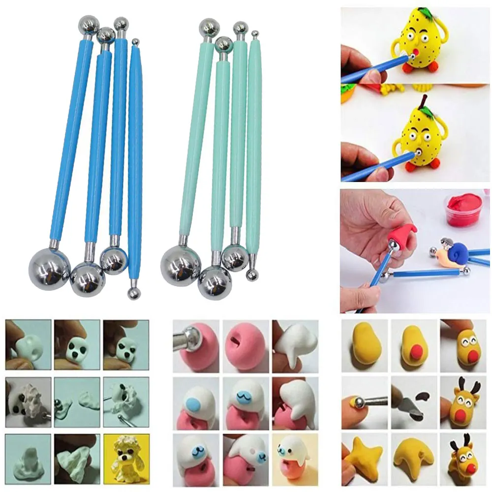 4 шт. резак для украшения глины