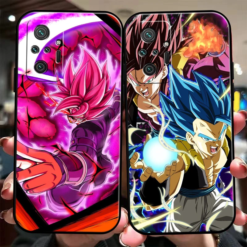 

Japanese Anime Dragon Ball Phone Case For Xiaomi Redmi 9 9i 9AT 9T 9A 9C 10 Note 9 9T 9S 10 10 Pro 10S 10 5G Coque Back Soft