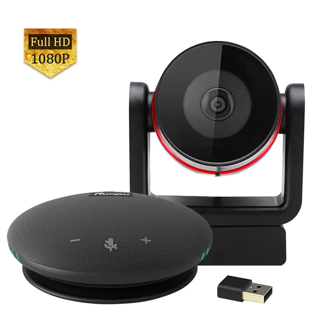 

W18 Bundle=Wireless+Blueth+USB Mic Speaker & HD1080P Camera 120 Wide Angle Video Conference System Equipment