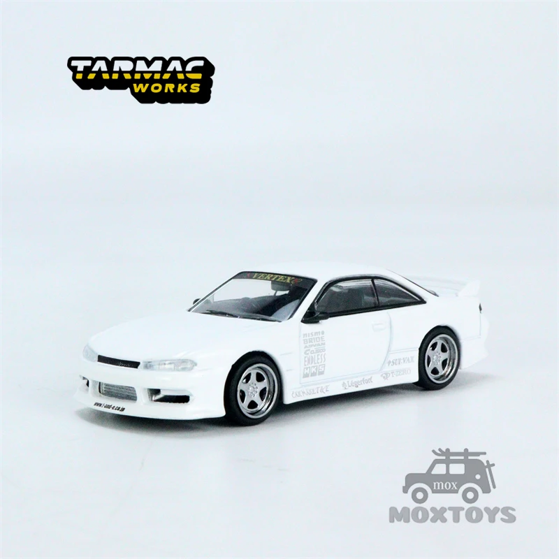 

Tarmac Works 1:64 Nissan Silvia S14 White Lamley Special Edition Diecast Model Car