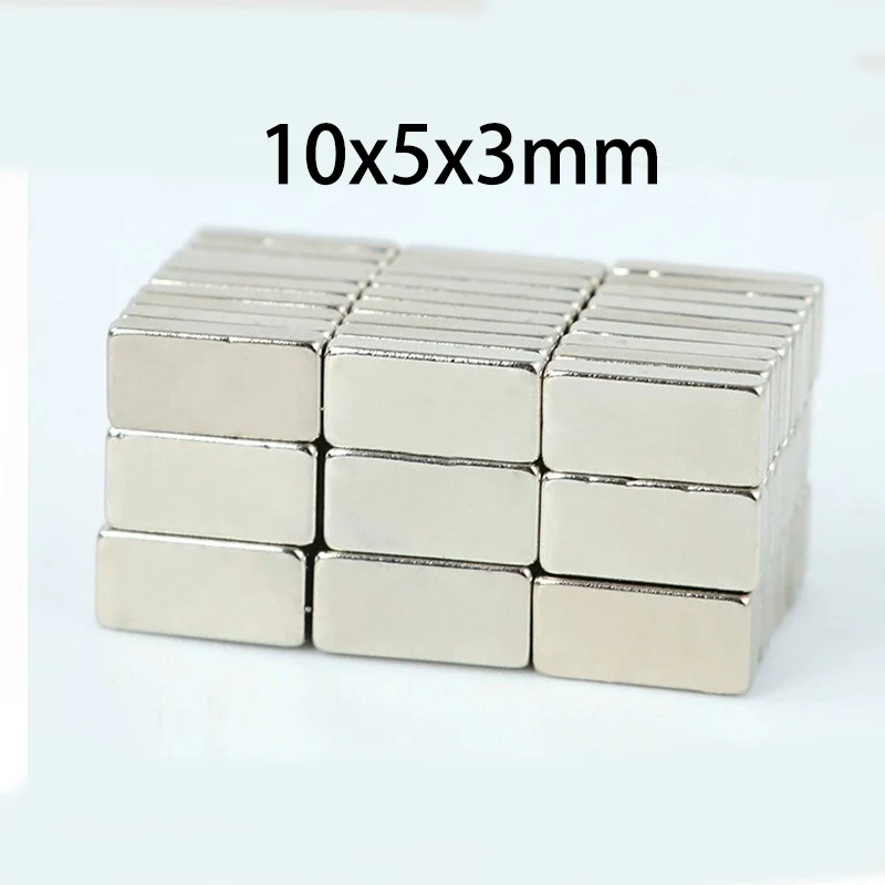 

Блоковые магниты 10x5x3 мм