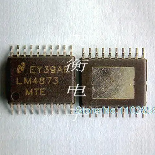 

10PCS/LOT LM4873MTE LM4873MT LM4873 TSSOP20