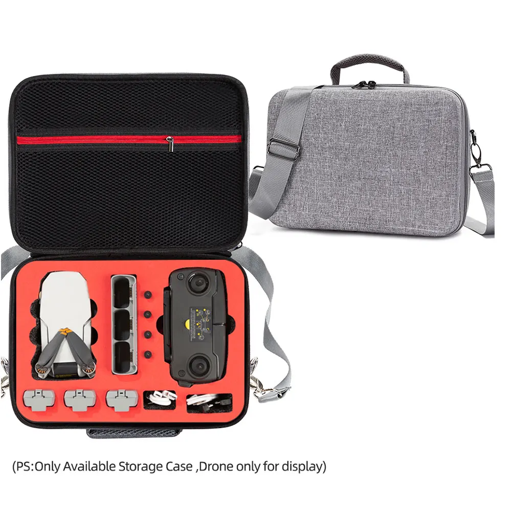 

Zipper Design Multifunctional Handbags Large Capacity Storage Case Durable Portable Nylon Anti Shock Fit For DJI Mavic Mini SE