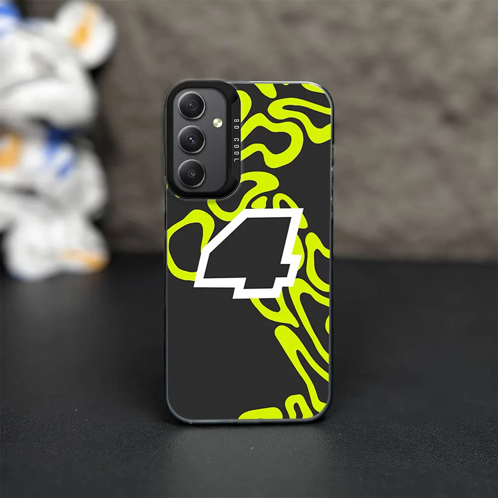 F1 Formula 1 L-Lando Norris Phone Case for iPhone 12 11 13 14 15 16 Max Pro Plus Laser Cover