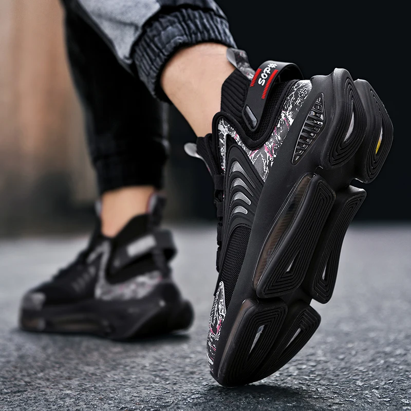 2023 New men's training shoes Running shoes Comfortable running shoes Breathable outdoor sneakers light sports shoes