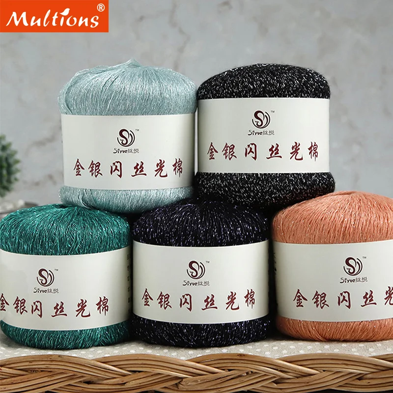 Шаль из мягкой кружевной пряжи для вязания крючком 50 г/шар