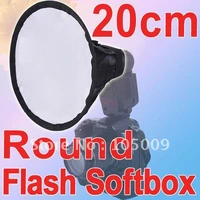 8 20cm round mini speedlite flash softbox diffuser for canon nikon sony pentax nissin metz