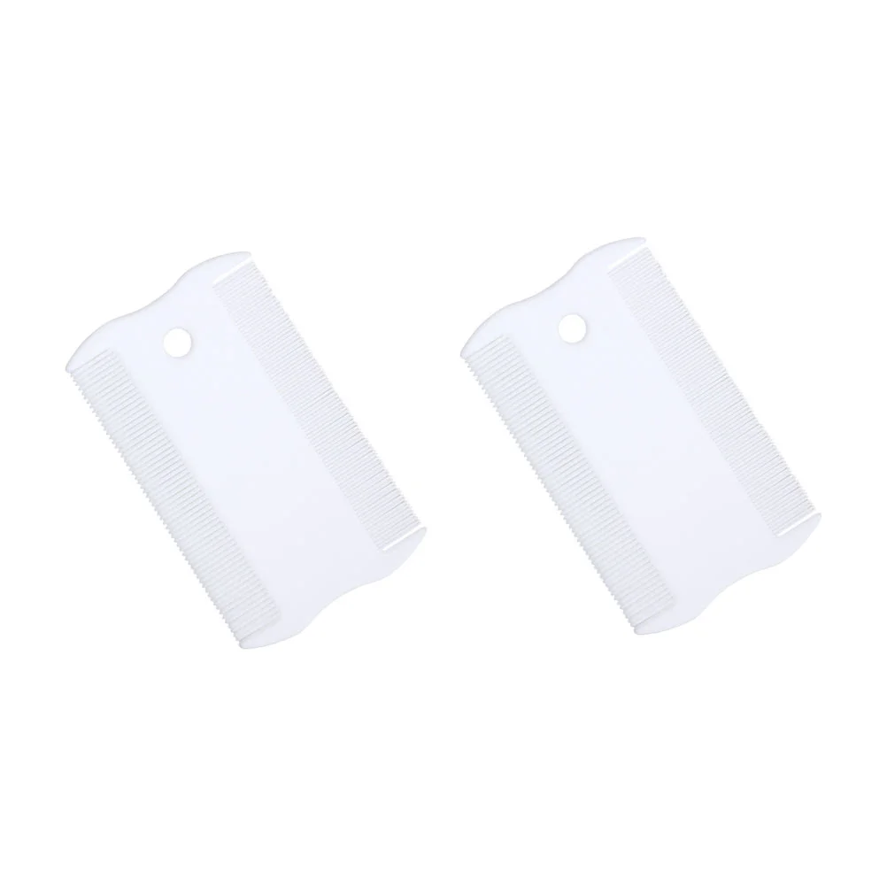 

2 набора гребней для домашних животных, щетки для груминга собак (белые)