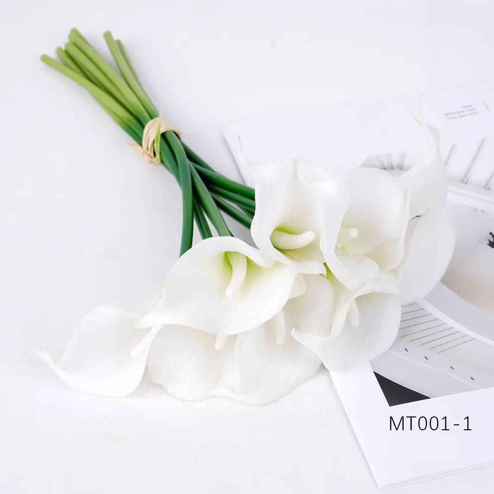 

Искусственные силиконовые цветы каллы