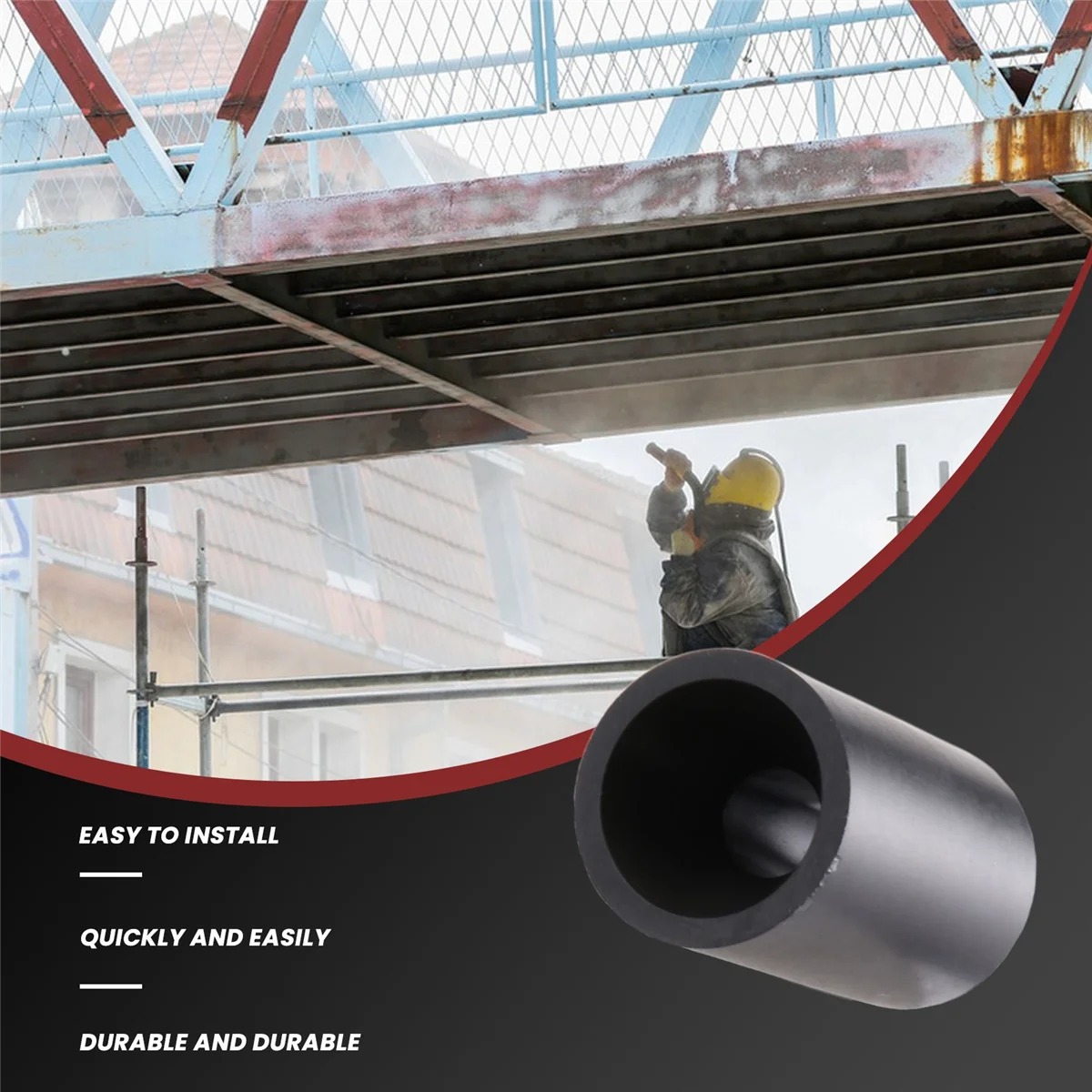 Насадка для пескоструйной обработки из карбида бора 8 мм