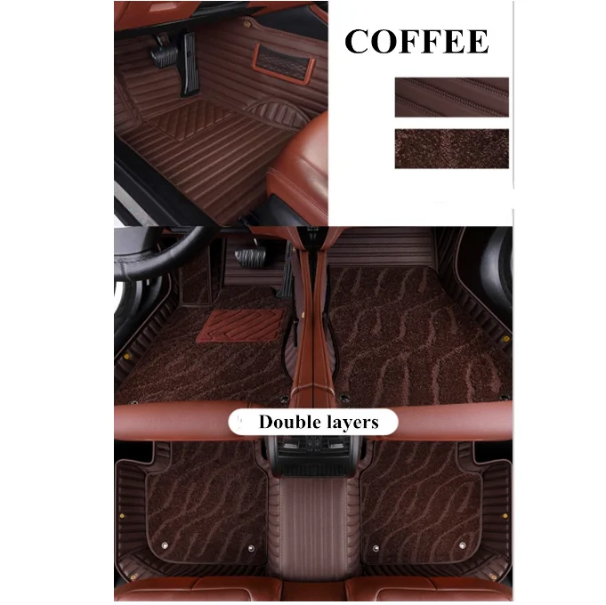 

Custom special car floor mats for Hyundai Tucson 2020 waterproof double layers car carpets for Tucson 2019-2015
