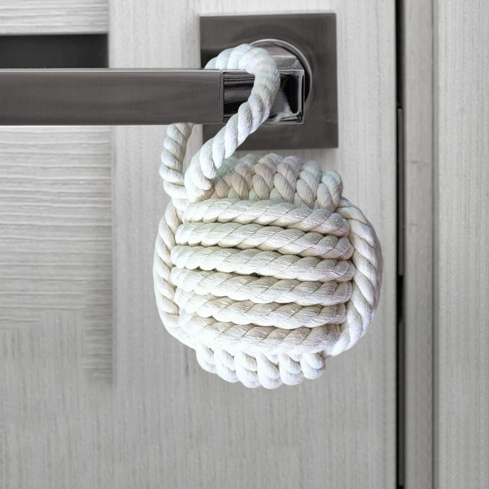 Sferyczna bawełna i len antykolizyjna moda kreatywna lina odbojnicza do drzwi żeglarski węzeł dekoracja łodzi morska sypialni