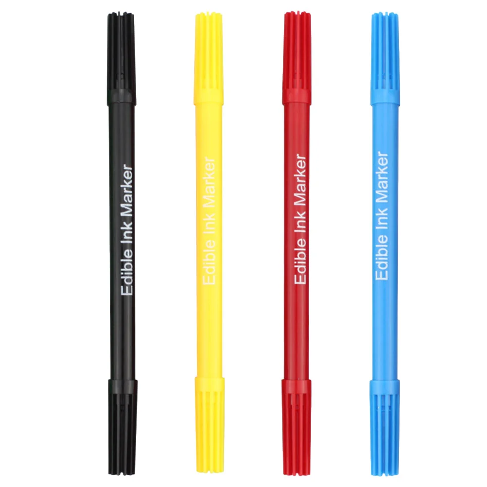 

Edible Pens Markers Pen Cakebaking Coloring Decorating Tip Dual Ink Colorful Drawingmarker Color Tool Biscuits Tools Fondant Diy