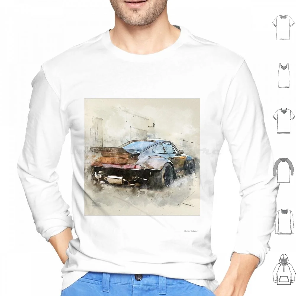 

993 Rwb Hoodies Long Sleeve Carartist Carart Cardrawing Automotive Automotivearts Carposters Speedhunters Rwb