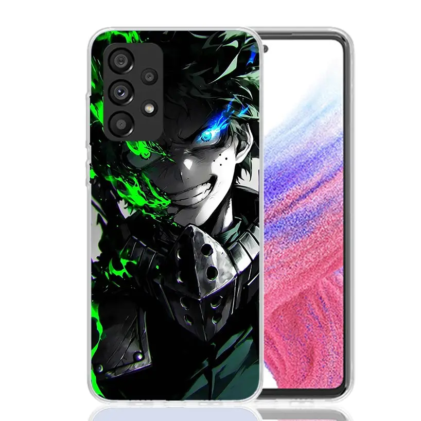 Фото Чехол для телефона Midoriya Izuku Deku MHA My Hero для Samsung Galaxy A52 A42 A32 A22 A12 A02S A72 A51 A41 A31 A21S A50S A71 A40 A30S A1 №5