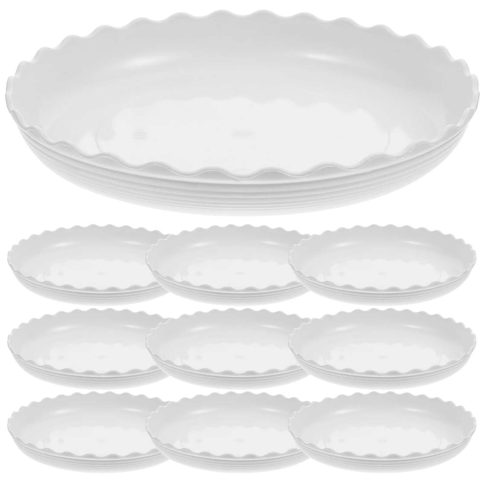 

Saucers Pot Tray Water Trays Planter Flower Round Drainage Flowerpot Drip Plate Succulent Indoors Base Plates Holding Rolling